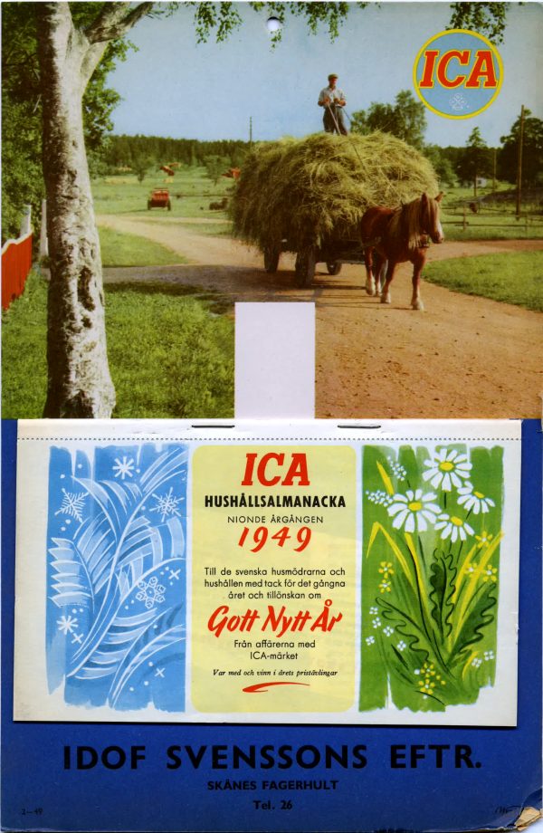 ICA Hushållsalmanacka 1949