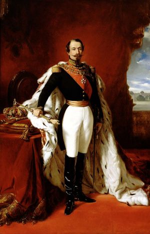 Napoleon III. Målning av Franz-Xaver-Winterhalter.