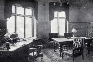 "Disponentens Kontor." Bild ur Zeniths kokbok från 1904.