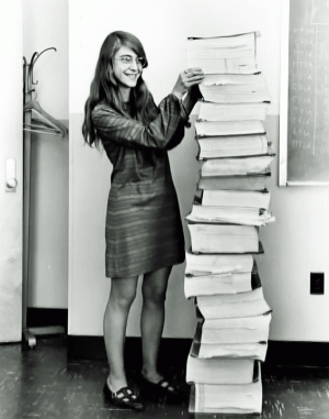 Margaret Hamilton var en av de första att använda termen software engineering.