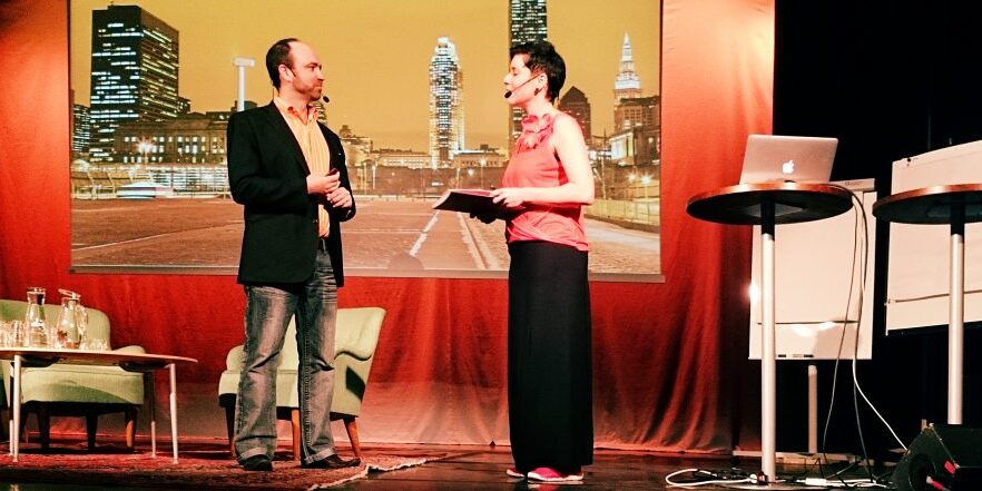 Joe pulizzi and eva essvik at content meetup 2014 by kntnt