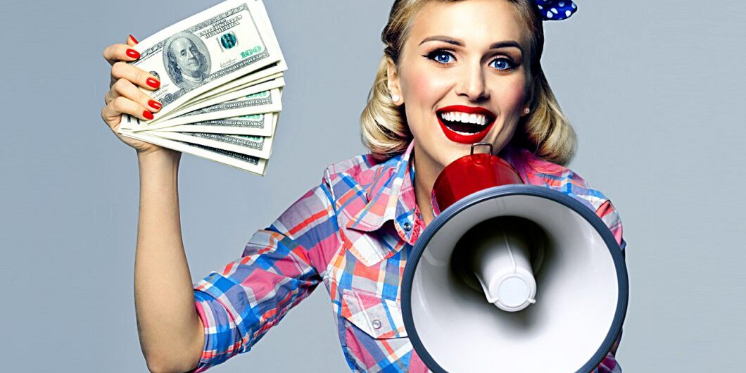 Woman With Money And Megaphone By Vgstudio Via Shutterstock