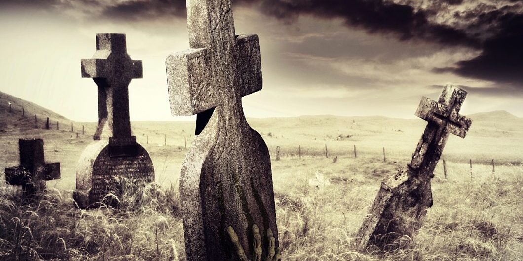 Zombie Hand Scratching Marks On Tombstone By La Corivo Via Istock