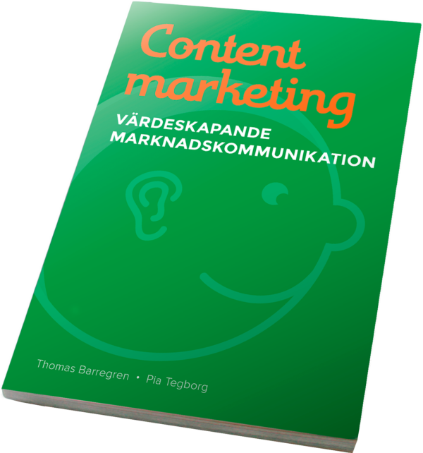 Omslag till boken Content marketing – värdeskapande marknadskommunikation